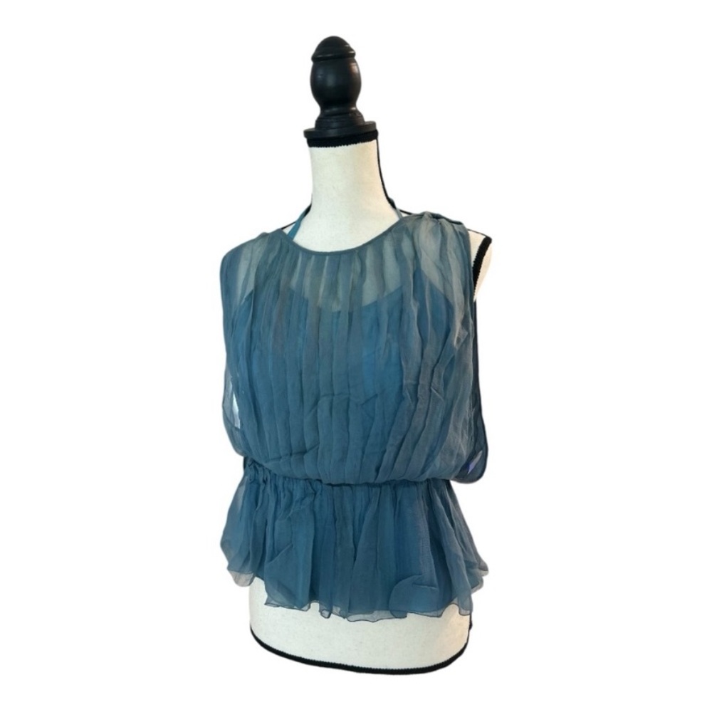 Chloe Silk Chiffon Top - Picture 2 of 8